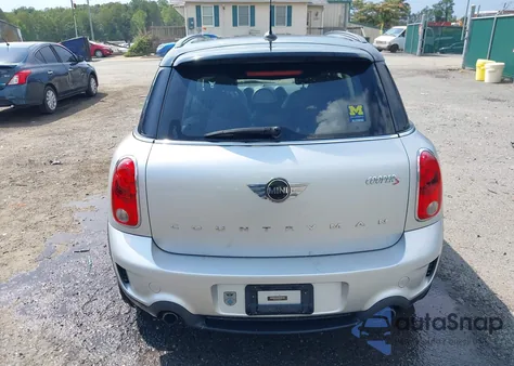 2014 Mini Countryman Cooper S z USA, uszkodzony, nr VIN WMWZC5C54EWM16721